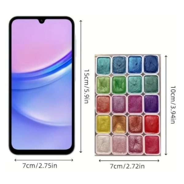 Palette, set 20 brilantných farieb