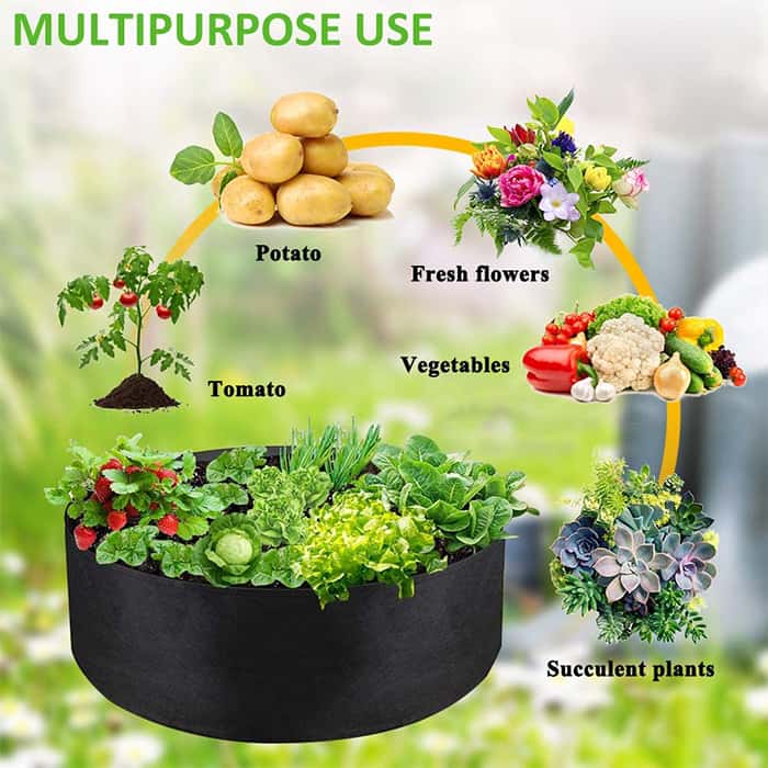 Garden GrowBag, záhon z textilu pre bujný rast všetkých druhov rastlín