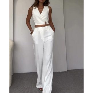 BELKOMPL-SIV-L/XL, Elegantná biela tričko