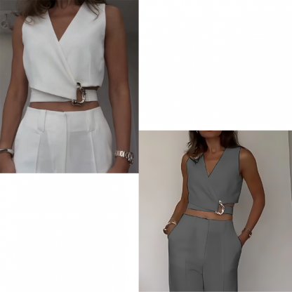 BELKOMPL-SIV-L/XL, Elegantná biela tričko